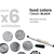 Marcador de tinta comestible negro x 6 unidades