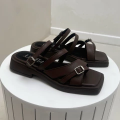 COSTY CUERO CHOCOLATE - Juanita Shoes