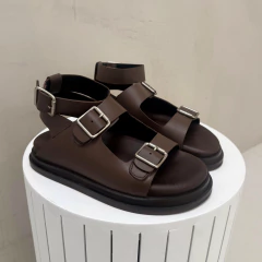 MILA CUERO CHOCOLATE - comprar online