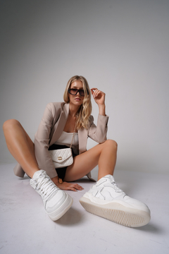 Blake Cuero Blanco - Juanita Shoes