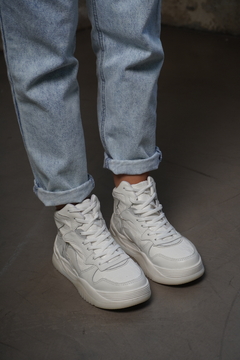 Blake Cuero Blanco - Juanita Shoes