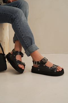 Brittany Cuero Negro - tienda online