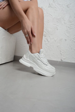 California Cuero Blanco - Juanita Shoes