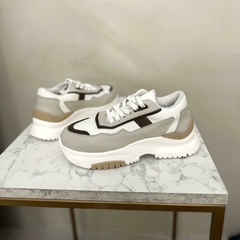California Cuero Blanco y Beige - comprar online