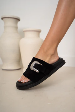 SANDALIA VENECIA GZA. CUERO NEGRO en internet