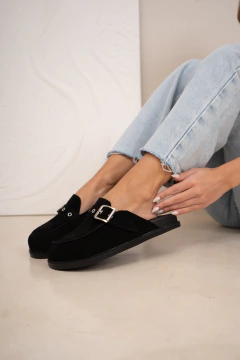 Imagen de ZUECO BOLT GZA. CUERO NEGRO