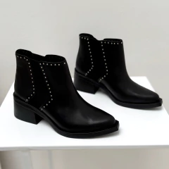 FLASH CUERO NEGRO - Juanita Shoes