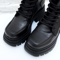 BERNI CUERO NEGRO (2da seleccion) - Juanita Shoes