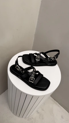 NEREA CUERO NEGRO - Juanita Shoes