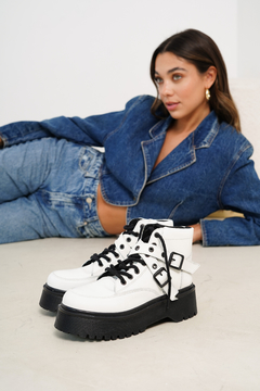 Oslo Cuero Blanco - Juanita Shoes