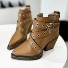 DAYA CUERO CAMEL - comprar online