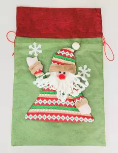 BOLSA NAVIDEÑA DE TELA 56 X35CM en internet