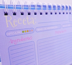 RECETARIO ANOTADOR DE RECETAS - tienda online