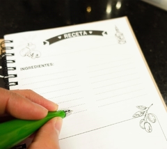 Imagen de RECETARIO CUADERNO DE RECETAS