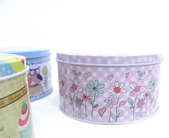 Latitas Metálicas redondas 13.5cm de diámetro