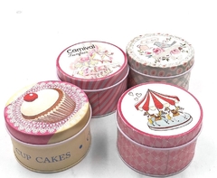 Latitas Metálicas redonda shabby chic vintage - comprar online