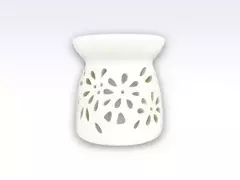 HORNILLO BLANCO CALADO 9CM - Somos tu Evento