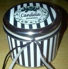 Lata Souvenir Personalizada 8 X8.5 en internet