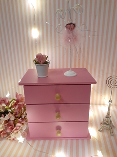Mini cajonera fibrofacil pintada - Somos tu Evento