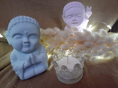 coronita de vidrio con vela de soja aromatica - tienda online