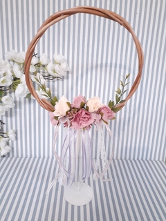 centro de mesa atrapa sueños floral