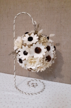 Centro de mesa rustico floral - comprar online