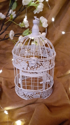 Centro de mesa jaula 43 cm - comprar online