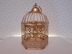 Centro De Mesa Jaula hexagonal 19cm - comprar online