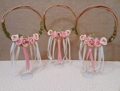 centro de mesa atrapa sueños floral