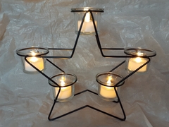 Centro de mesa Estrella portavelas - tienda online