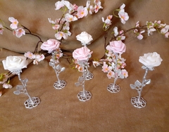 souvenir rosa tallo 10 cm en internet