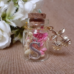 souvenir mini frasquito con flores secas en internet