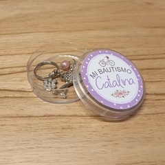 llavero bailarina con cajita personalizada - comprar online