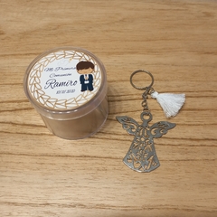 llavero angelito con cajita personalizada - comprar online