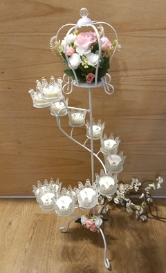 Ceremonia de velas con coronitas de vidrio - comprar online