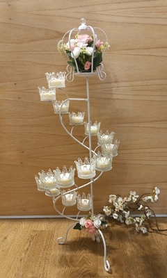 Imagen de Ceremonia de velas con coronitas de vidrio