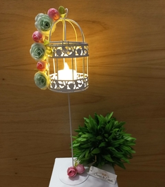 Centro de mesa jaulita con pie - comprar online