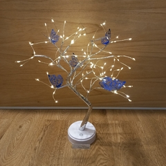 CENTRO DE MESA ARBOL CON LUCES LED Y MARIPOSAS - comprar online