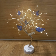 CENTRO DE MESA ARBOL CON LUCES LED Y MARIPOSAS en internet
