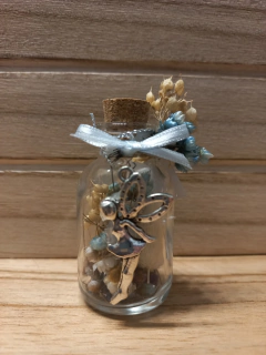 souvenir frasquito con flores secas - tienda online