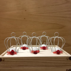 Mini Corona De Metal Souvenir Ceremonia 15 Años X15u - Somos tu Evento