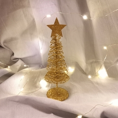 MINI ARBOLITO DE NAVIDAD DORADO 16 CM