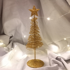 MINI ARBOLITO DE NAVIDAD DORADO 21 CM - comprar online