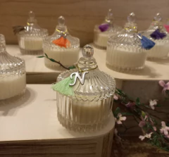 Caramelera con vela de soja ch
