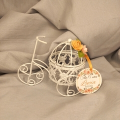 Souvenir bici jaula con flores en internet