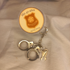 llavero esposas con cajita personalizada