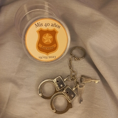 llavero esposas con cajita personalizada - comprar online