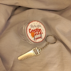 llavero serrucho con cajita personalizada