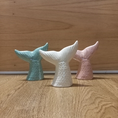 cola de sirena de ceramica 15 cm