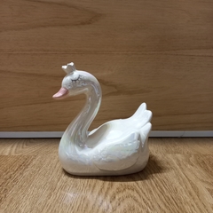 Cisne de ceramica 14 cm - tienda online
